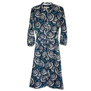 𝅺NWOT CLEMENTS RIBEIRO PORTOBELLO BELTED DRESS SIZE S